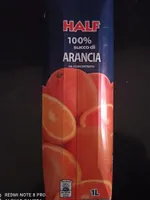 Half succo di arancia