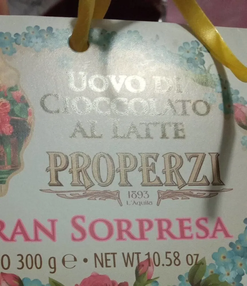 Uovo di cioccolato al latte