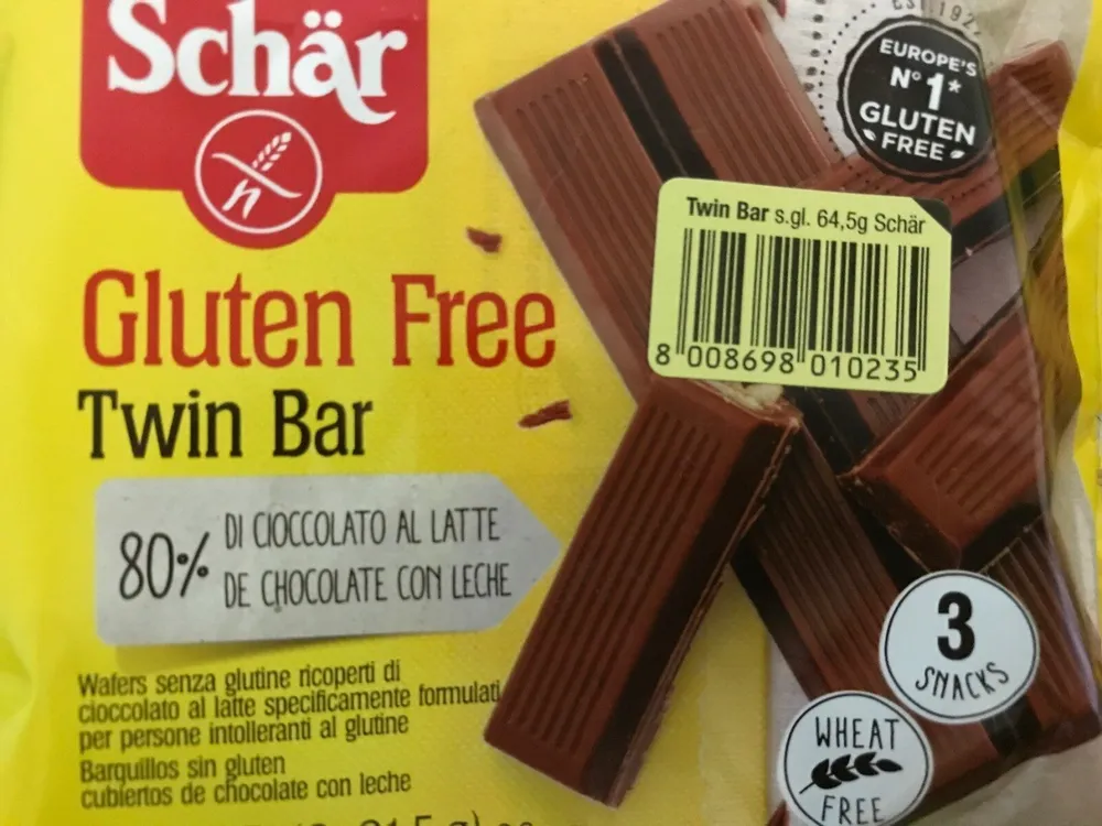 Gluten free twin bar