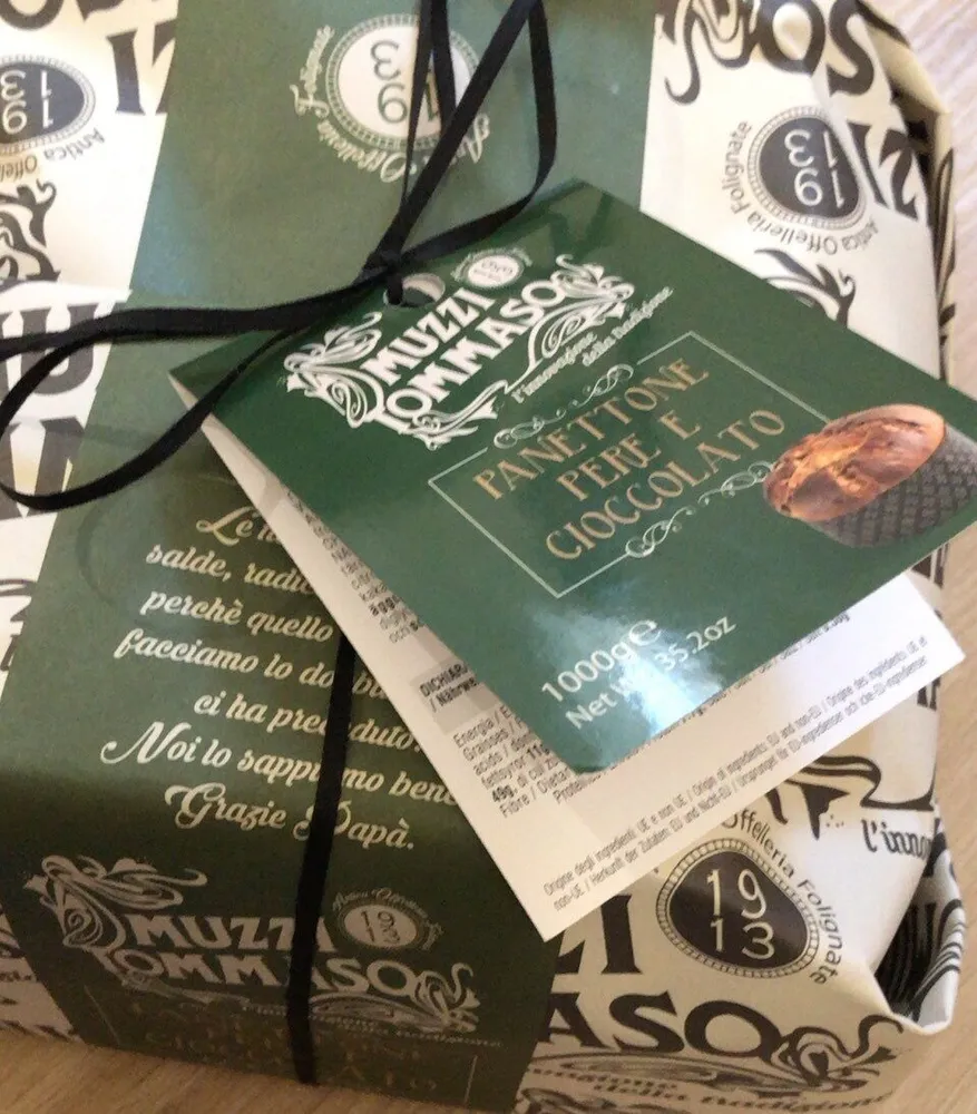 Panettone pere e cioccolato