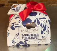Panettone con amarene fabbri