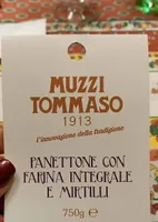 Panettone con farina integrale e mirtilli