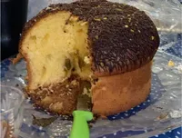 Panettone con pistacchio bronte DOP