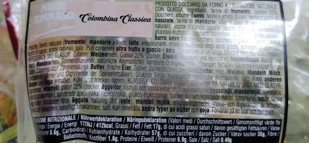 Colomba classica