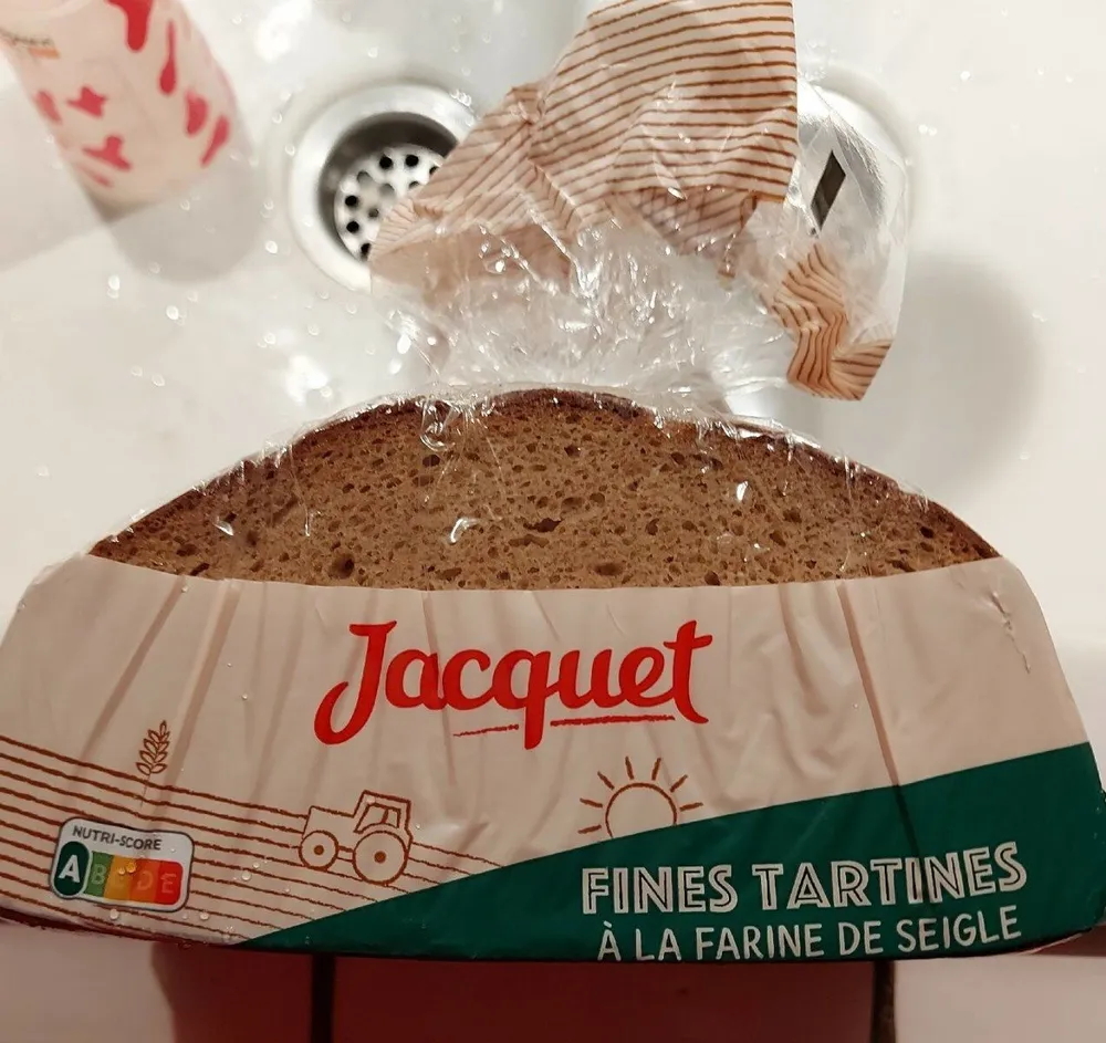Fine tartine farine de seigle