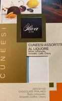 Cuneesi assortis à la liqueur