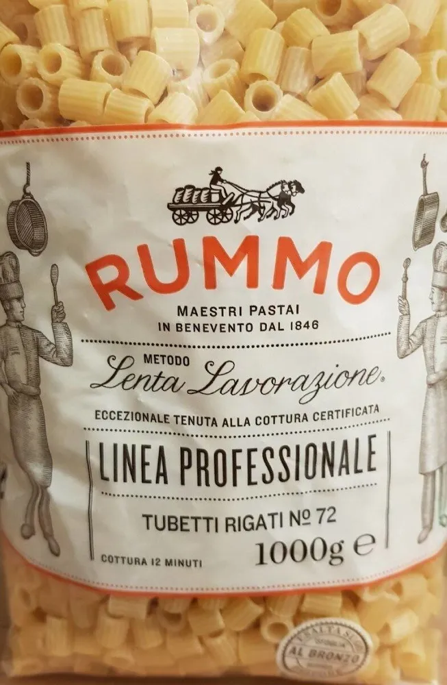 Tubetti Rigati numéro 72  Linea Professionale