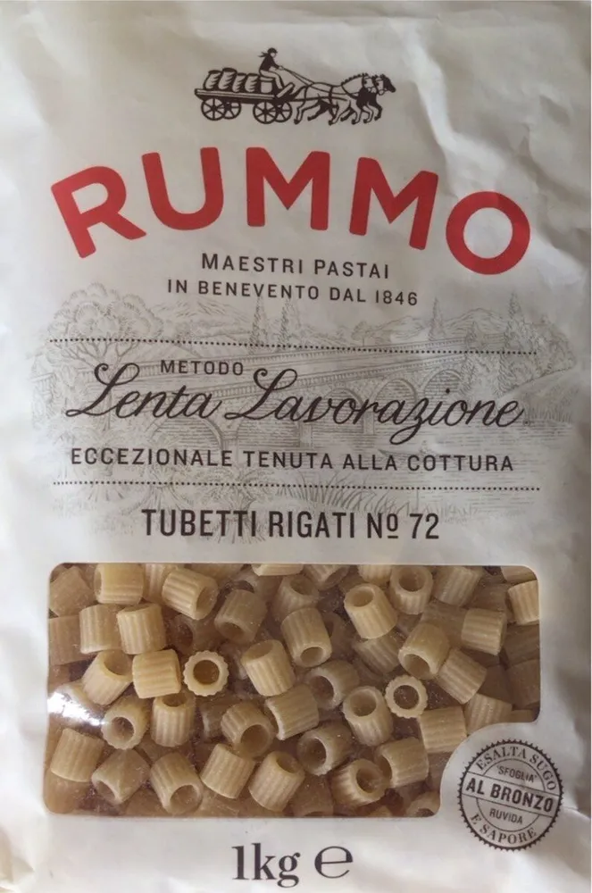 Tubetti Rigati N°72