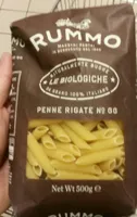 Hartweizengrießnudeln, Bio, °penne Rigate, Le Biologiche, Rummo