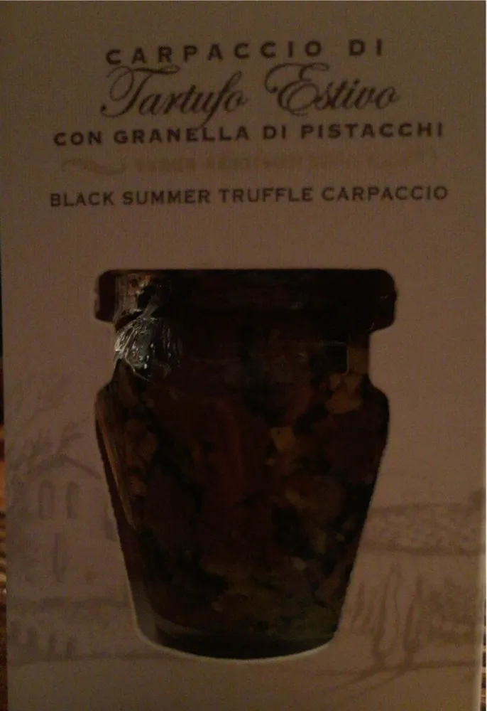 Carpaccio di tartufo estivo