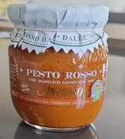 Pesto rosso con basilico genovese dop