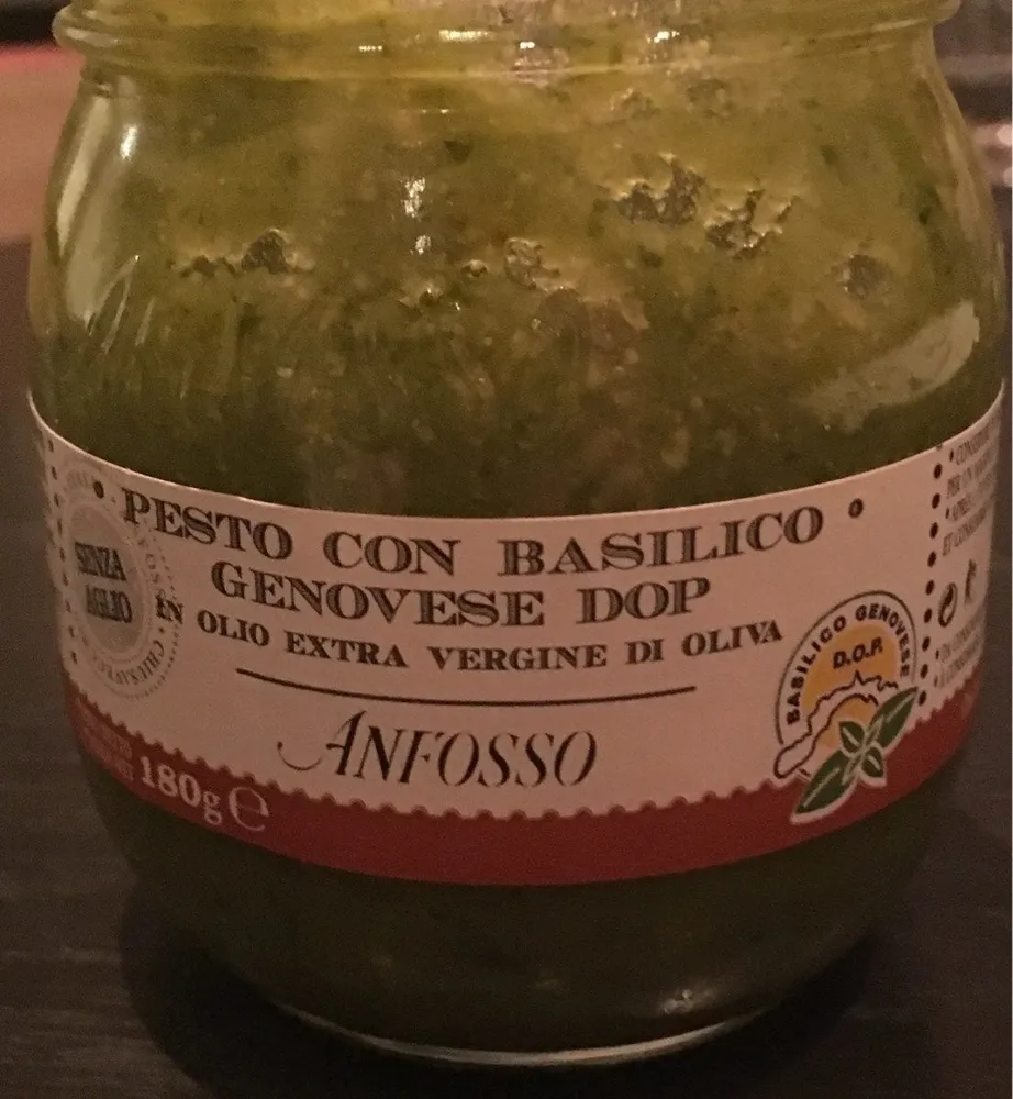 Pesto Anfossi Genovese Uht 180 GR Vaso