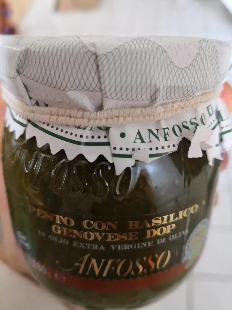Pesto M. Basil. m / Hvidløg Anfosso 180 G.