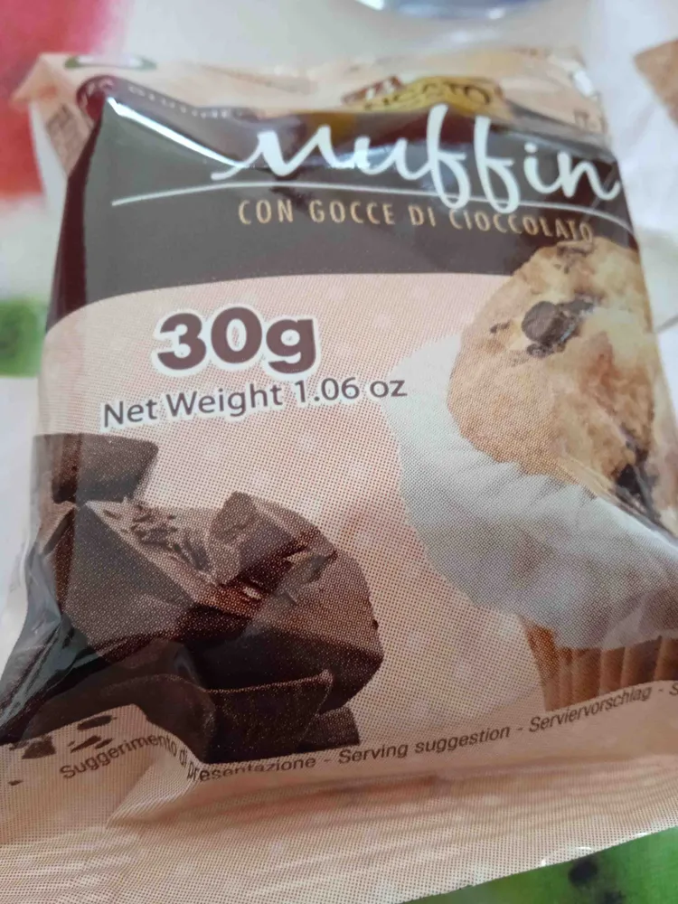 Muffin con gocce cioccolato no glutine