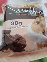 Muffin con gocce cioccolato no glutine