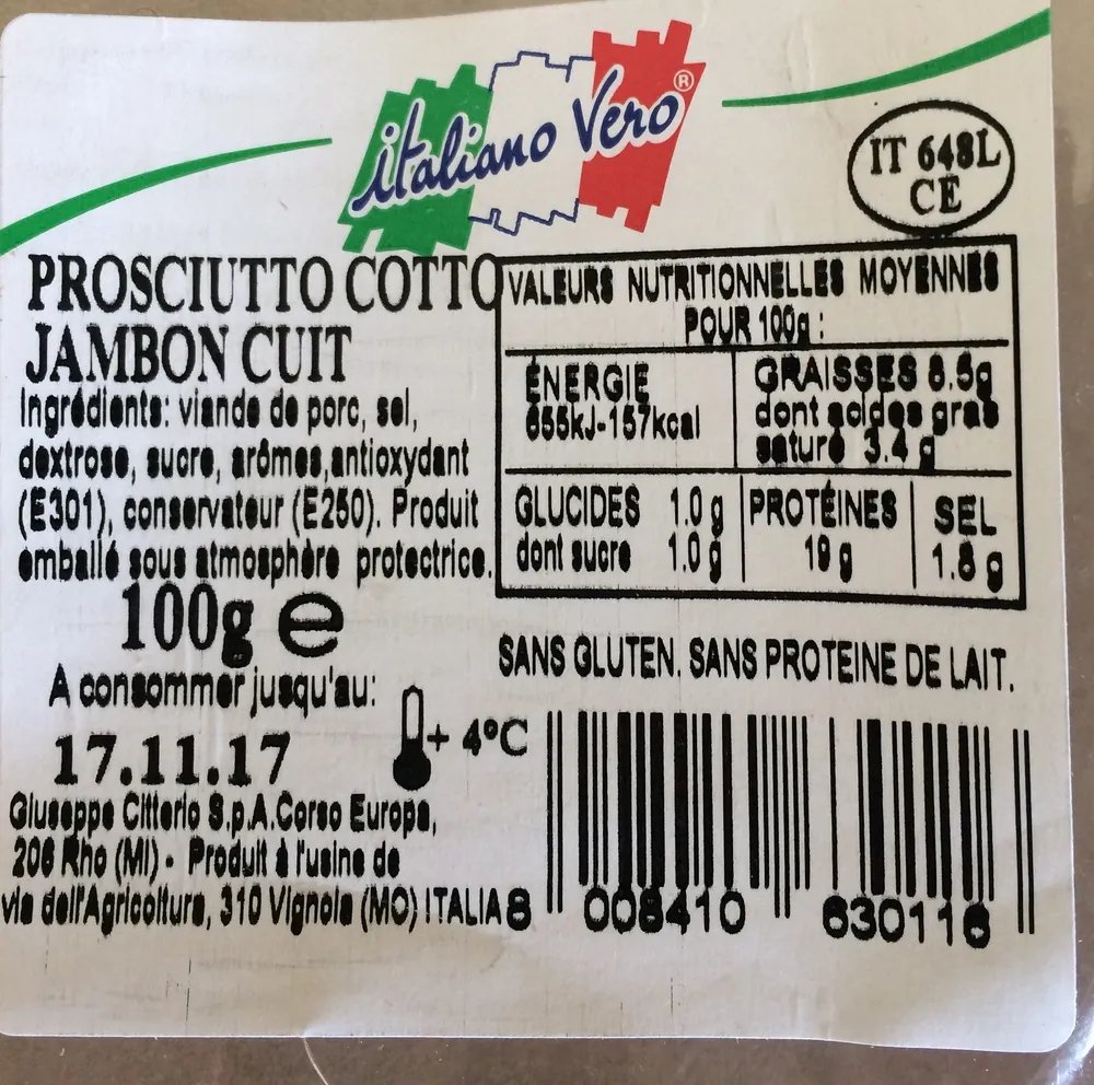 Jambon cuit