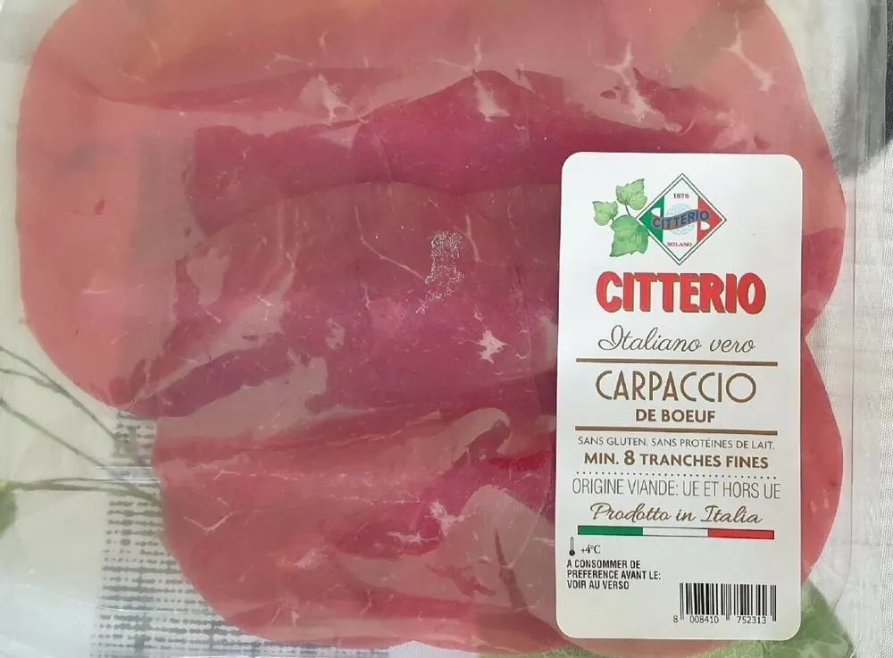 Carpaccio de bœuf