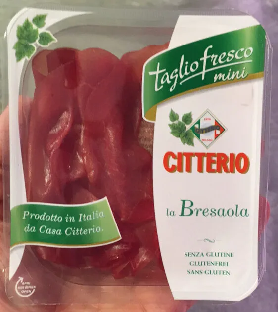 taglio fresco mini CITTERIO la Bresaola SANS GLUTEN