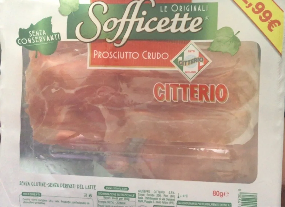 Proscuitto crudo