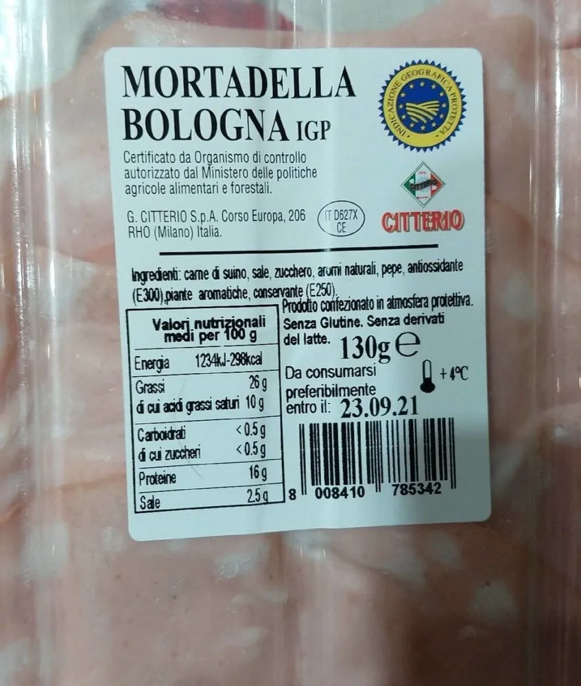 Mortadella Bologna igp