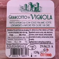 Prosciutto cotto