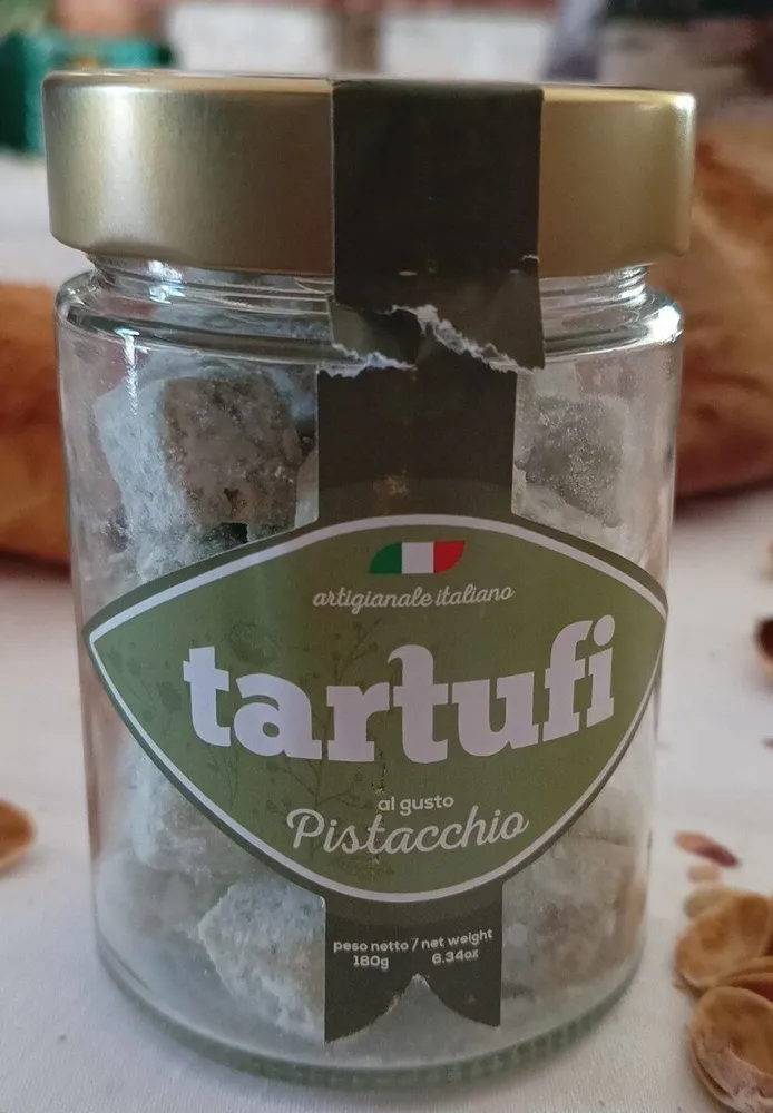 Tartufi al gusto pistacchio
