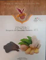 Zenzero ricoperto di cioccolato fondente