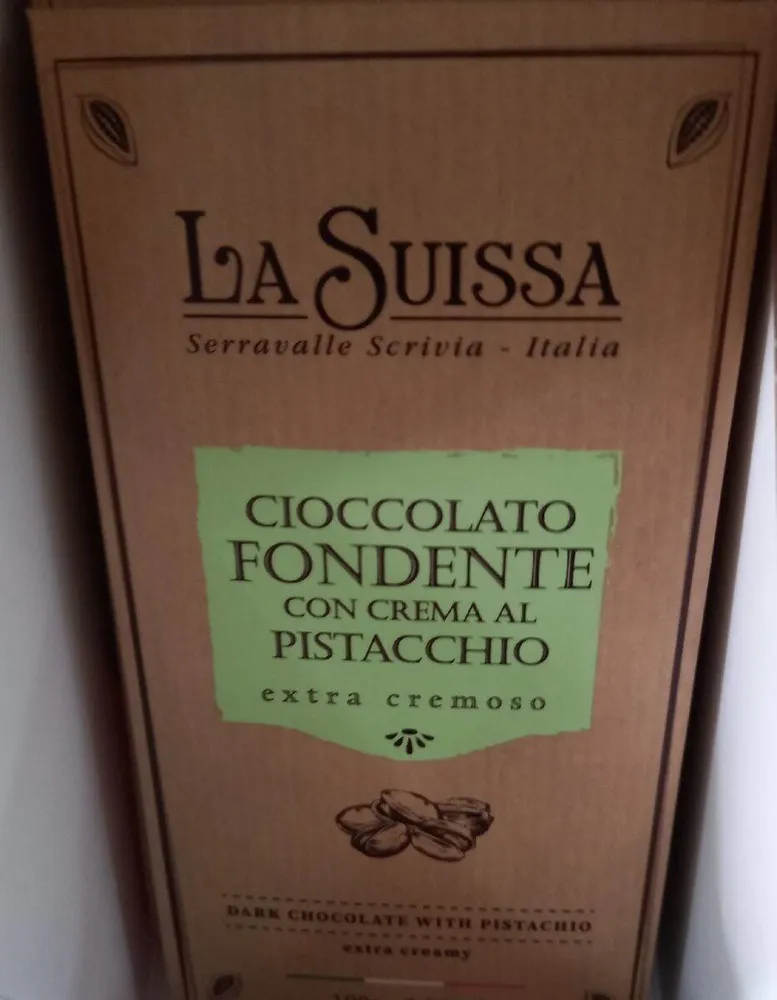 Cioccolato fondente e pistacchio