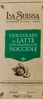 Cioccolato al latte con granella di nocciole
