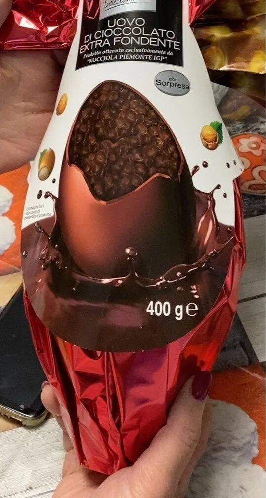 Uovo di cioccolato extra fondente
