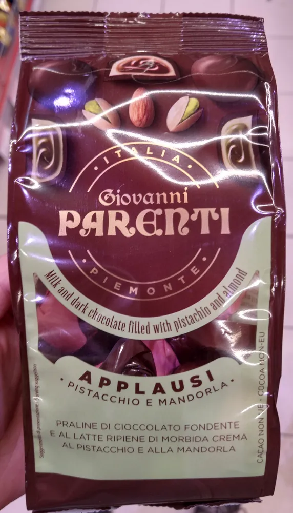 Applausi pistacchio e mandorla