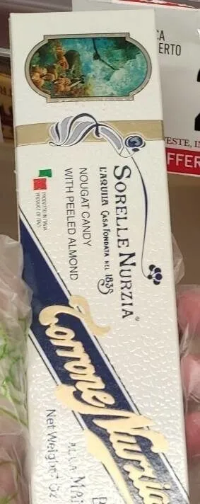 Torrone bianco alle mandorle