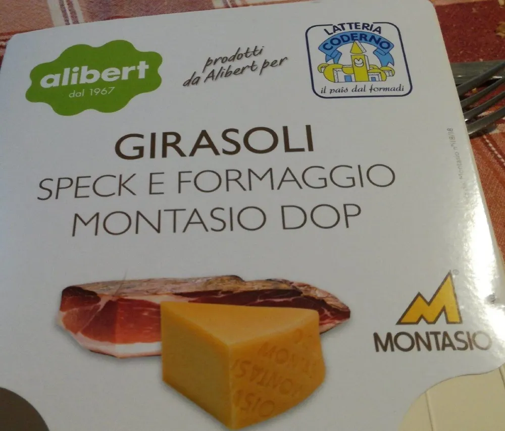 Girasoli speck e formaggio montasio DOP