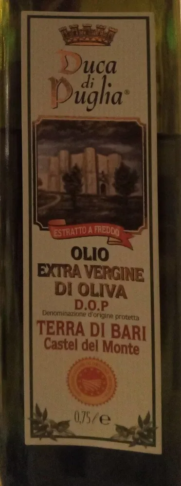 Olio extravergine di oliva dop