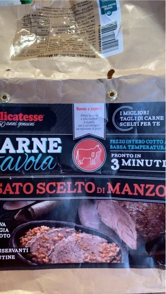 Brasato scelto di manzo