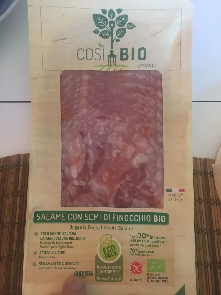 Salame con semi di finocchio Bio