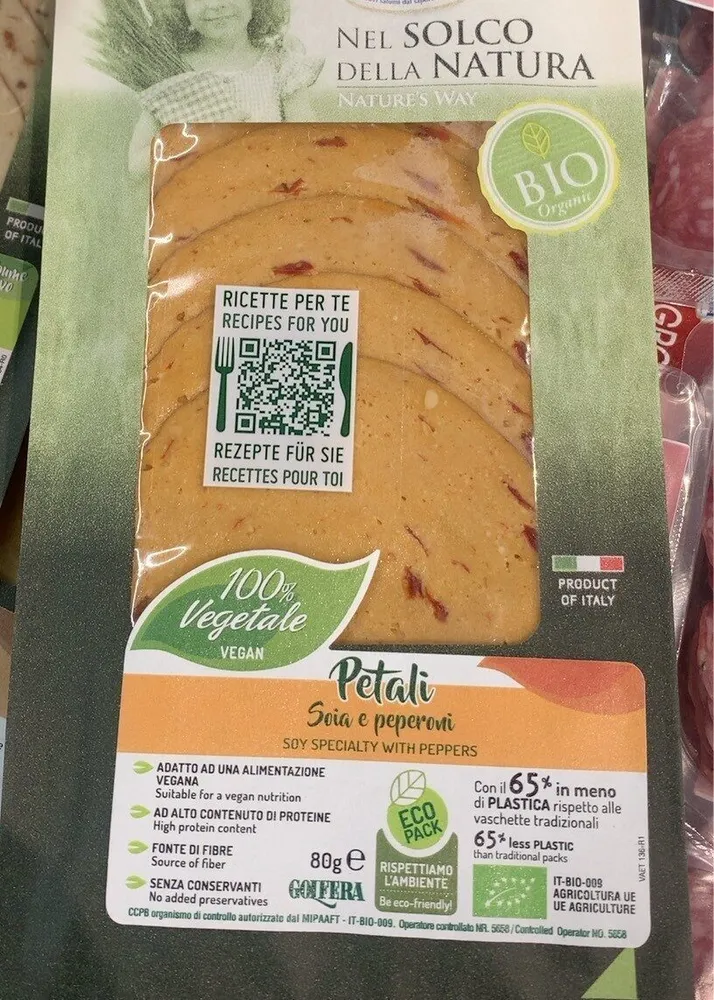 Petali soia e peperoni