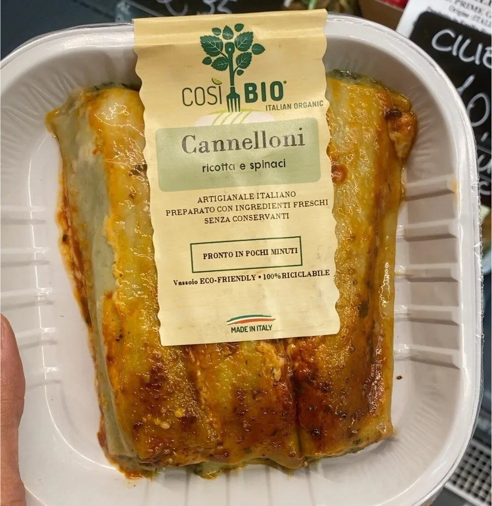 Cannelloni ricotta e spinaci