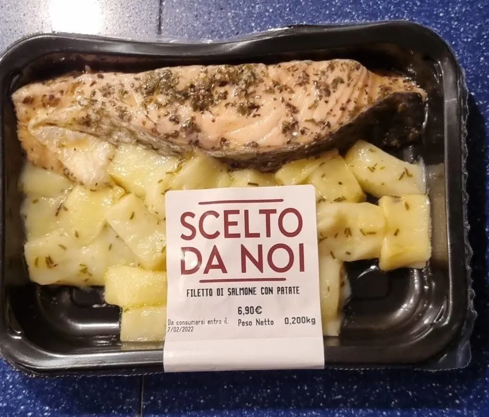Filetto di salmone con patate
