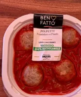 Polpette pomodoro e piselli