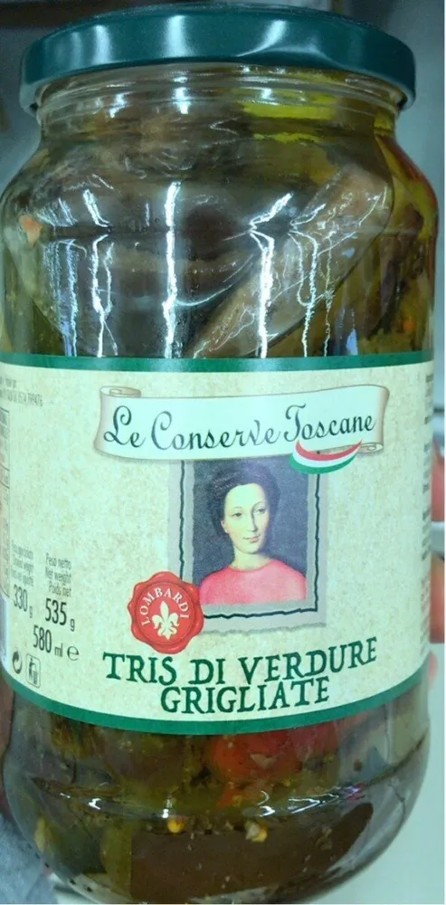 Tris di verdure grigliate