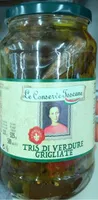 Tris di verdure grigliate