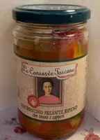 Peperoncino piccante ripieno con tonno e capperi