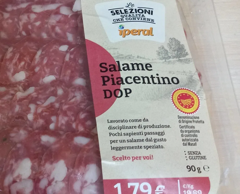 Salame piacentino dop