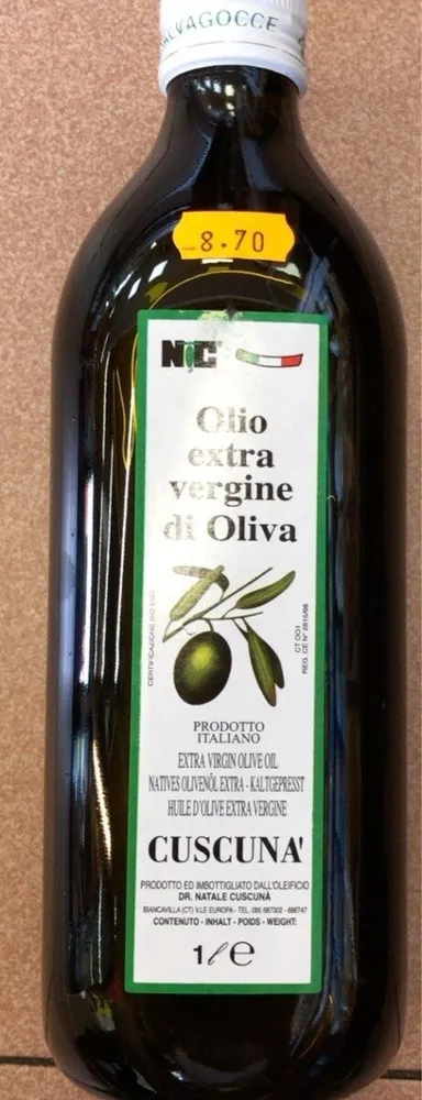 Olio Extra Vergine di Oliva CUSCUNA’