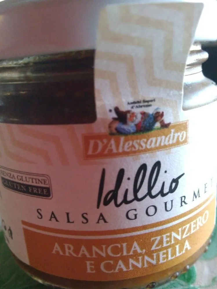 Salsa gourmet arancia zenzero cannella