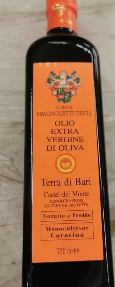 Olio ex verg oliva terra di bari