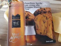 Panettone con crema alla grappa
