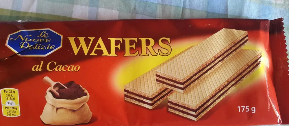 Wafers al cacao