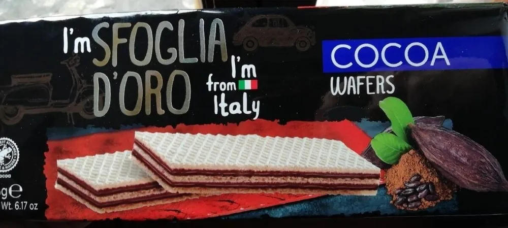 Cocoa wafers
